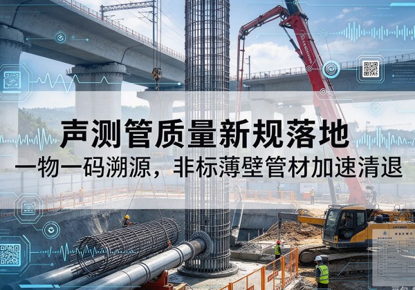 唐河声测管质量新规落地，一物一码溯源，非标薄壁管材加速清退
