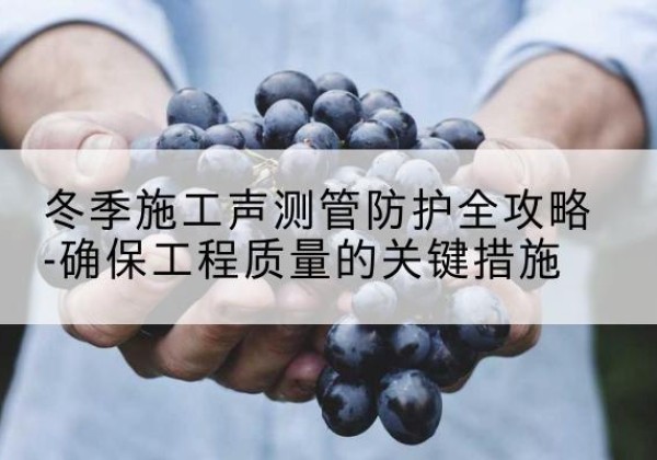 唐河冬季施工声测管有哪些防护要点？-冬季施工声测管防护全攻略-确保工程质量的关键措施